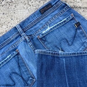 Citizens Of Humanity Medium Blue Flare Jeans